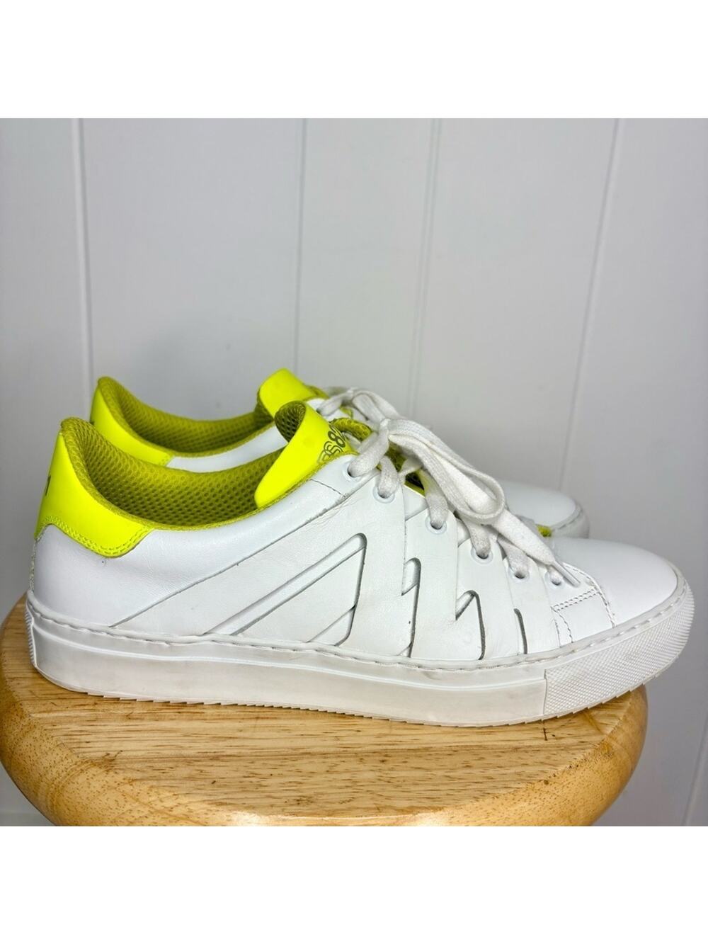 PS821 Alpha Fluro Shoes Neon - Size 40 Limited VIP #11 of 17 - RARE White Yellow
